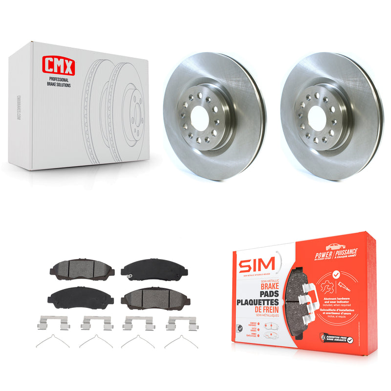 Transit Auto K8S-102889 Disc Brake Kit for 2017-2020 Cadillac XT6, Buick Enclave, Cadillac XT5 - Front product image