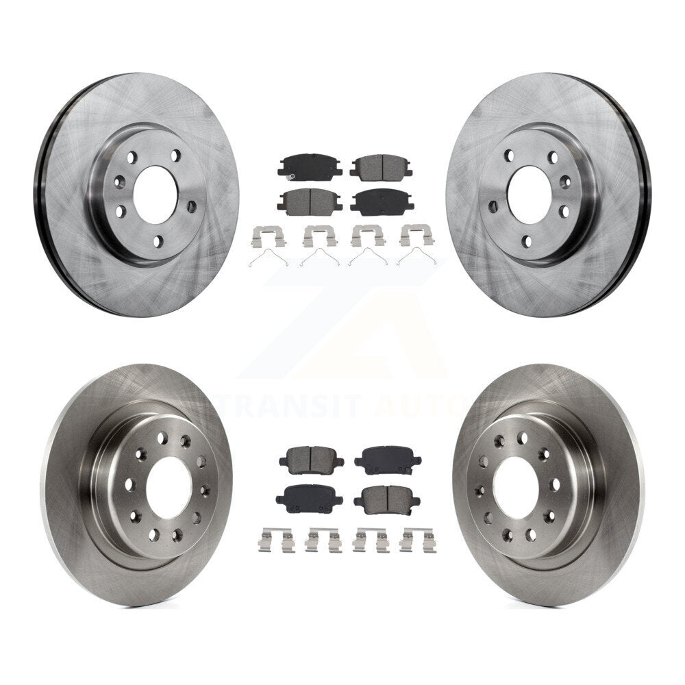 Transit Auto K8S-102892 Disc Brake Kit for 2016-2020 Chevrolet Equinox, GMC Terrain, Buick LaCrosse & more - Front and Rear product image