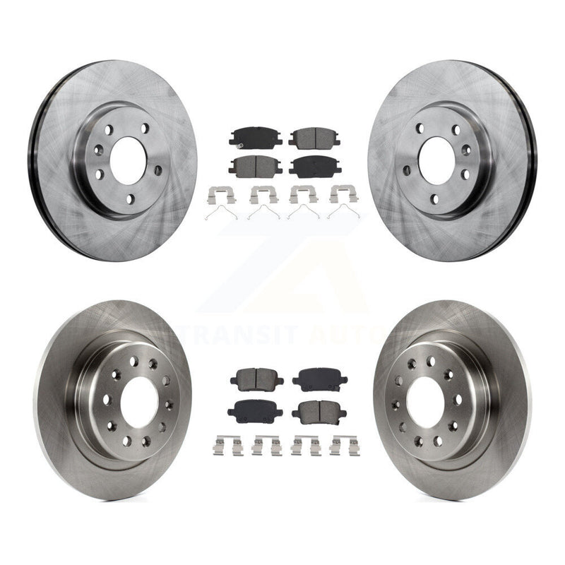 Transit Auto K8S-102892 Disc Brake Kit for 2016-2020 Chevrolet Equinox, GMC Terrain, Buick LaCrosse & more - Front and Rear product image