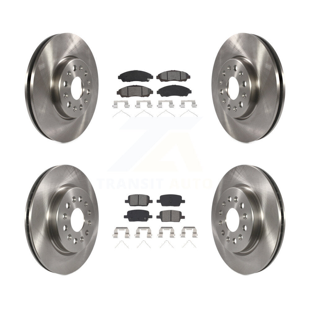 Transit Auto K8S-102900 Disc Brake Kit for 2017-2020 Chevrolet Traverse, Chevrolet Blazer, Buick Enclave & more - Front and Rear product image