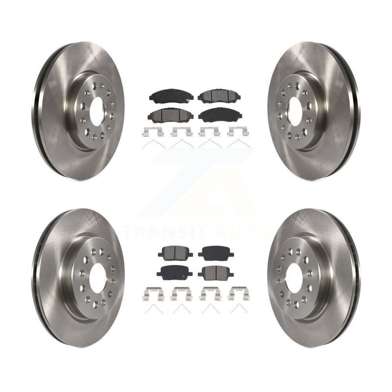 Transit Auto K8S-102900 Disc Brake Kit for 2017-2020 Chevrolet Traverse, Chevrolet Blazer, Buick Enclave & more - Front and Rear product image