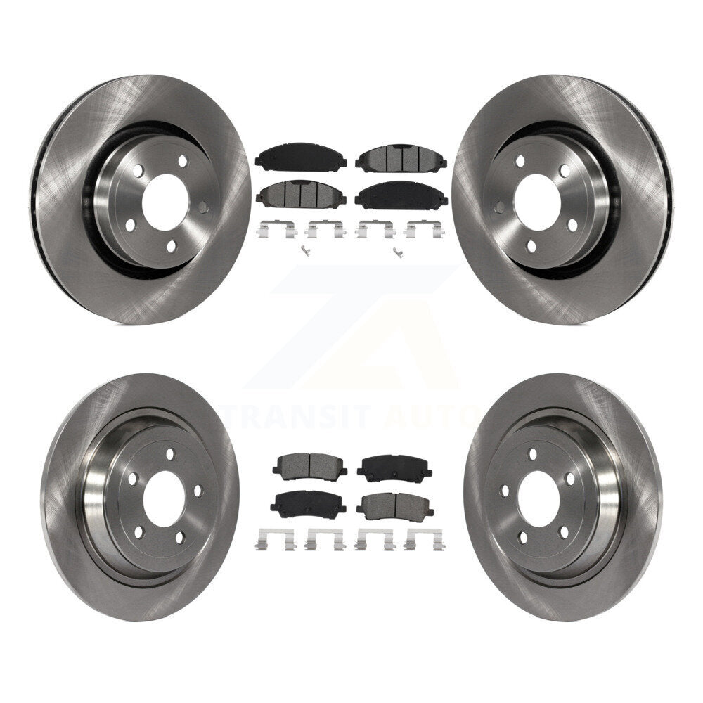 Transit Auto K8S-102902 Disc Brake Kit for 2015-2017 Ford Mustang - Front and Rear product image