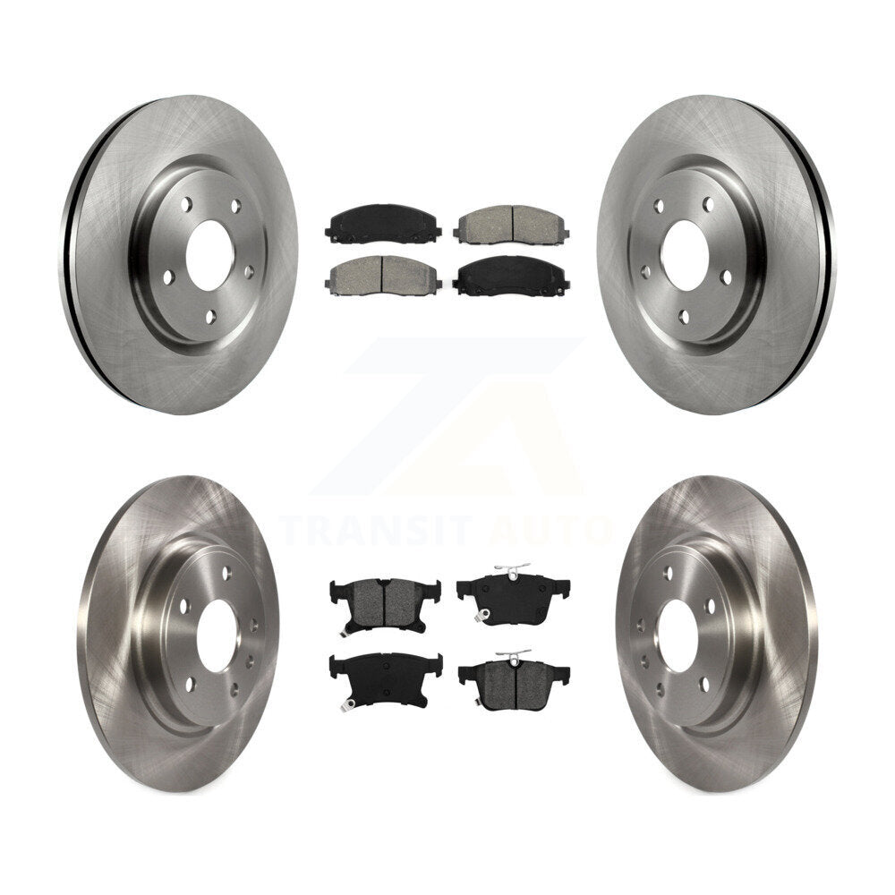 Transit Auto K8S-102904 Disc Brake Kit for 2017-2024 Chrysler Grand Caravan, Chrysler Voyager, Chrysler Pacifica - Front and Rear product image