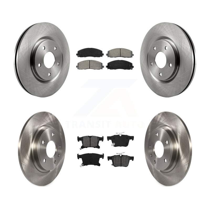 Transit Auto K8S-102904 Disc Brake Kit for 2017-2024 Chrysler Grand Caravan, Chrysler Voyager, Chrysler Pacifica - Front and Rear product image