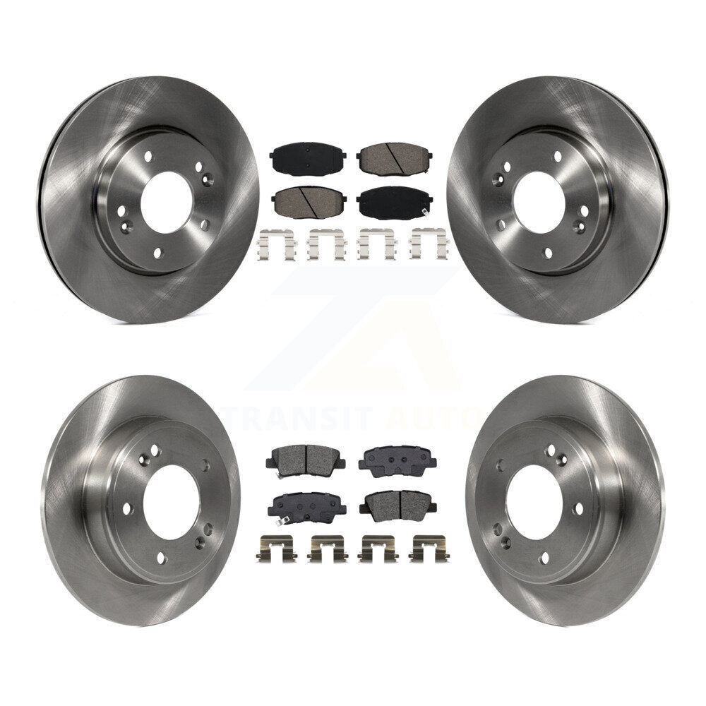 Transit Auto K8S-102926 Disc Brake Kit for 2017-2023 Kia Forte, Hyundai Kona, Hyundai Elantra GT & more - Front and Rear product image