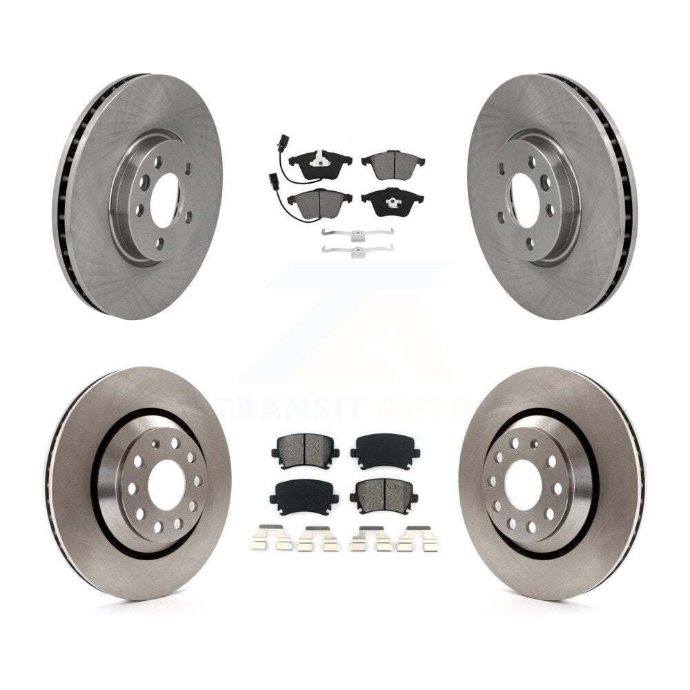 Transit Auto K8S-102931 Disc Brake Kit for 2009-2012 Volkswagen CC - Front and Rear product image