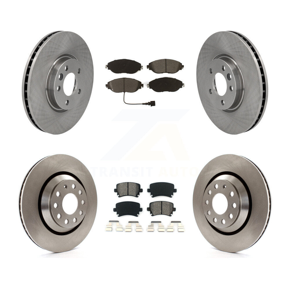 Transit Auto K8S-102932 Disc Brake Kit for 2013-2016 Volkswagen CC - Front and Rear product image