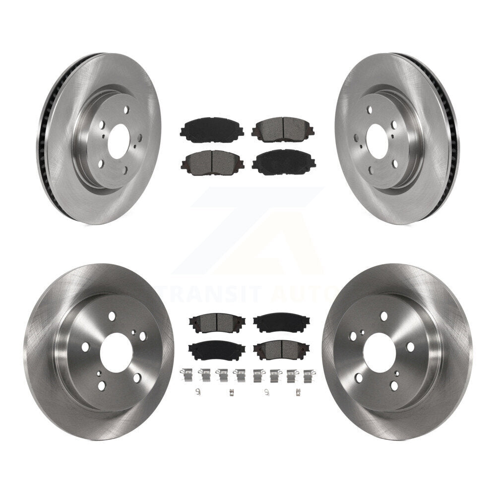 Transit Auto K8S-102955 Disc Brake Kit for 2018-2024 Toyota Camry, Lexus ES300h, Lexus ES350 & more - Front and Rear product image