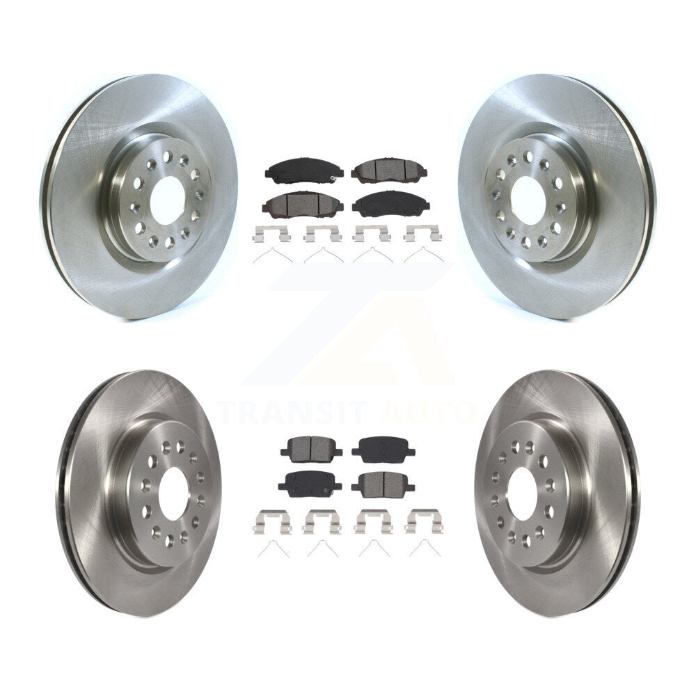 Transit Auto K8S-102957 Disc Brake Kit for 2017-2020 Cadillac XT6, Buick Enclave, Cadillac XT5 - Front and Rear product image