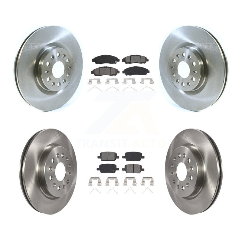 Transit Auto K8S-102957 Disc Brake Kit for 2017-2020 Cadillac XT6, Buick Enclave, Cadillac XT5 - Front and Rear product image