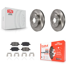Transit Auto K8S-102966 Disc Brake Kit for 2017-2020 Cadillac XT6, Chevrolet Traverse, Chevrolet Blazer & more - Rear product image