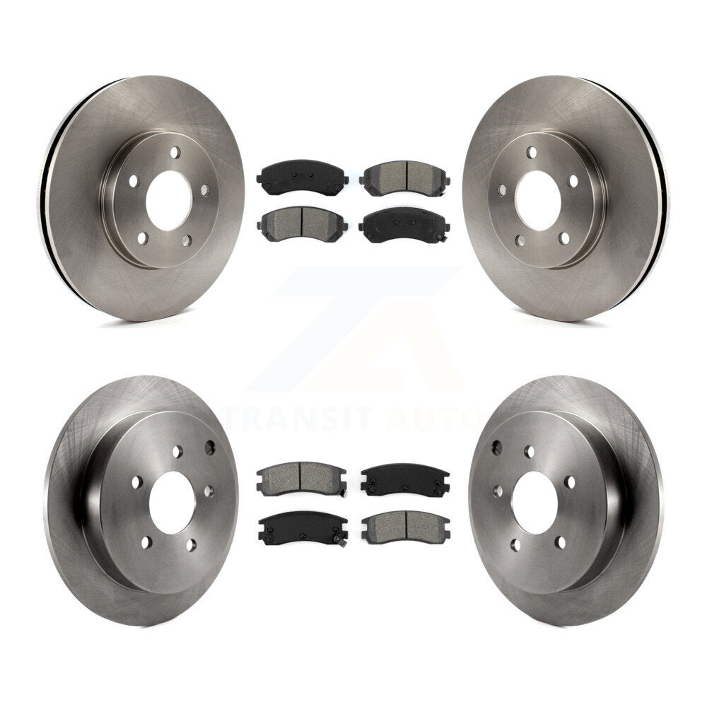 Transit Auto K8S-102999 Disc Brake Kit for 2001-2006 Buick Rendezvous, Chevrolet Venture, Oldsmobile Silhouette & more - Front and Rear product image
