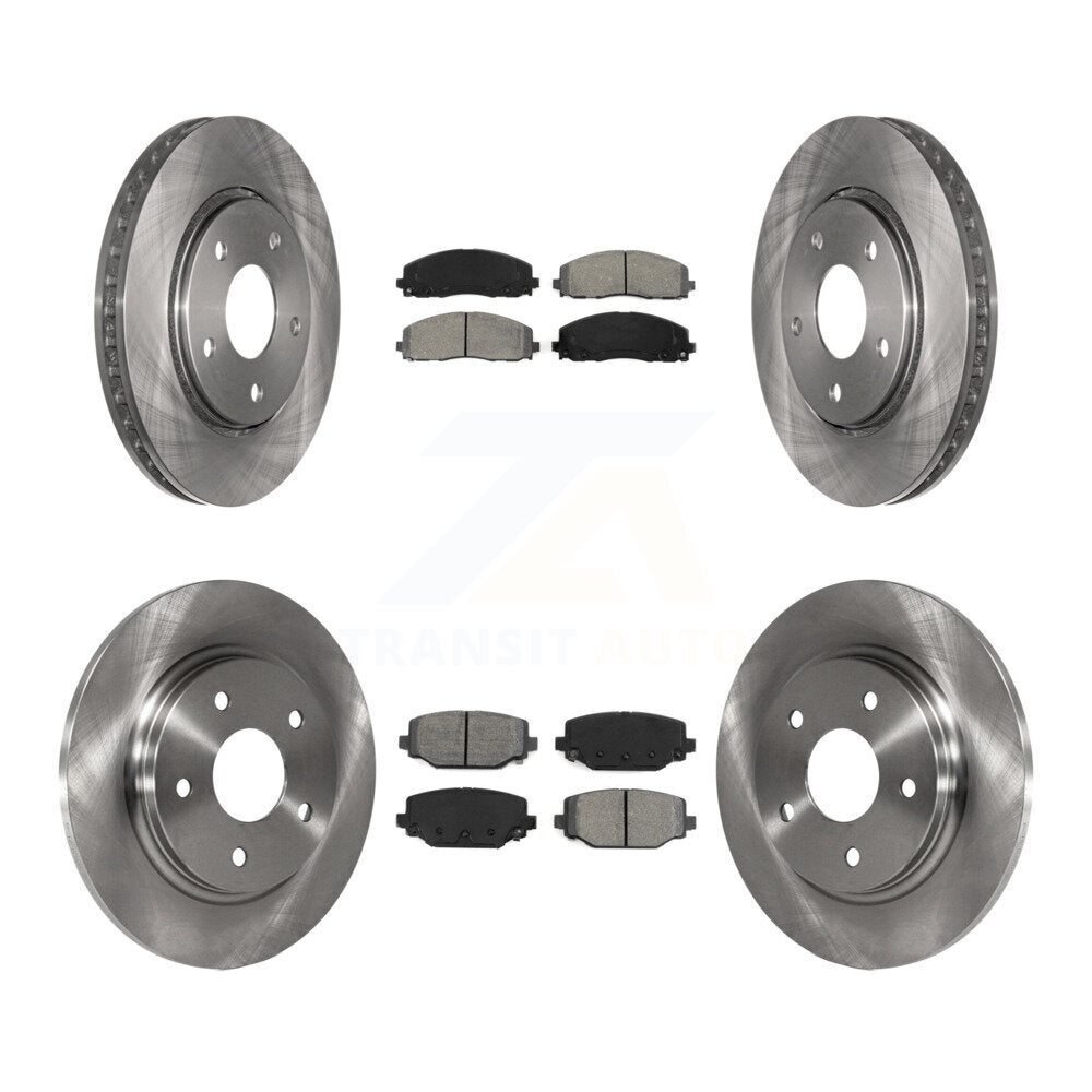 Transit Auto K8S-103141 Disc Brake Kit for 2017-2018 Dodge Grand Caravan - Front and Rear product image