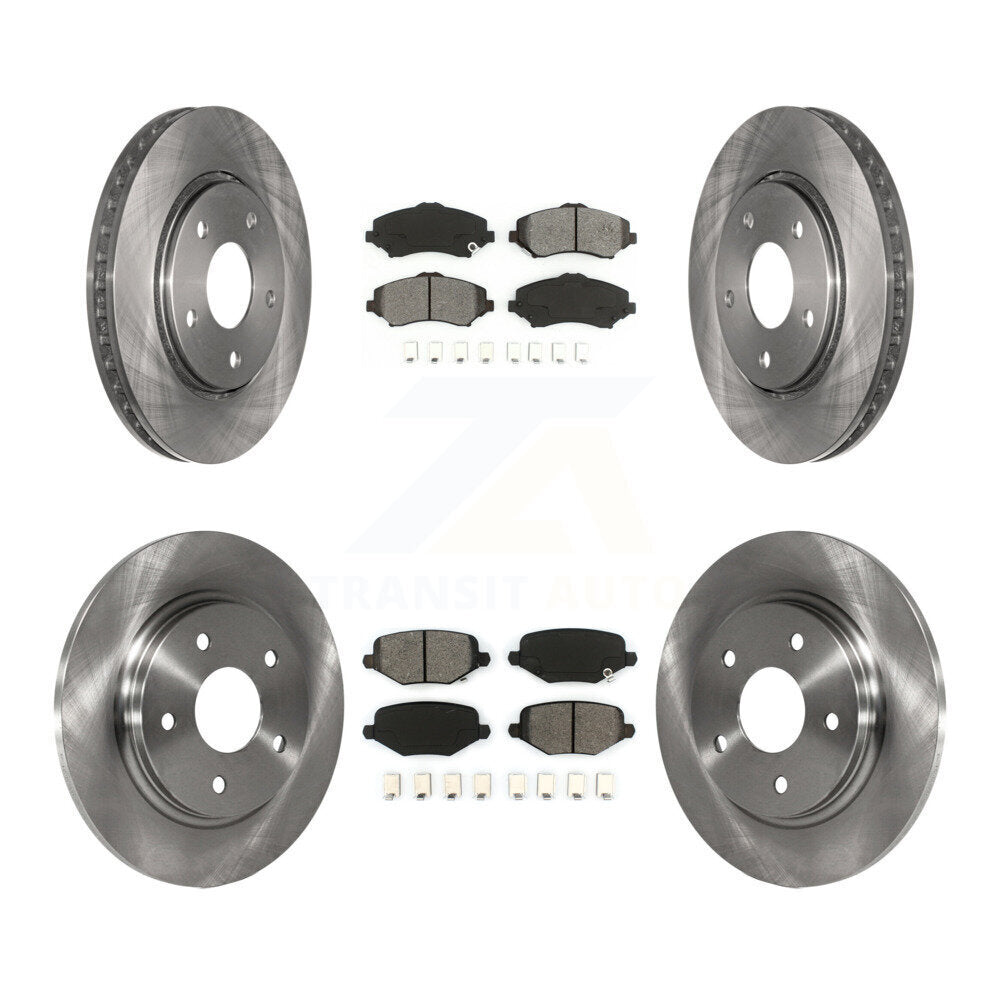 Transit Auto K8S-103145 Disc Brake Kit for 2012-2016 Chrysler Town & Country, Dodge Grand Caravan, Dodge Journey & more - Front and Rear product image