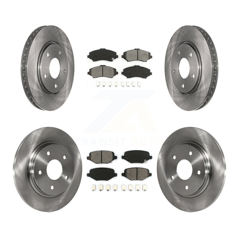 Transit Auto K8S-103145 Disc Brake Kit for 2012-2016 Chrysler Town & Country, Dodge Grand Caravan, Dodge Journey & more - Front and Rear product image