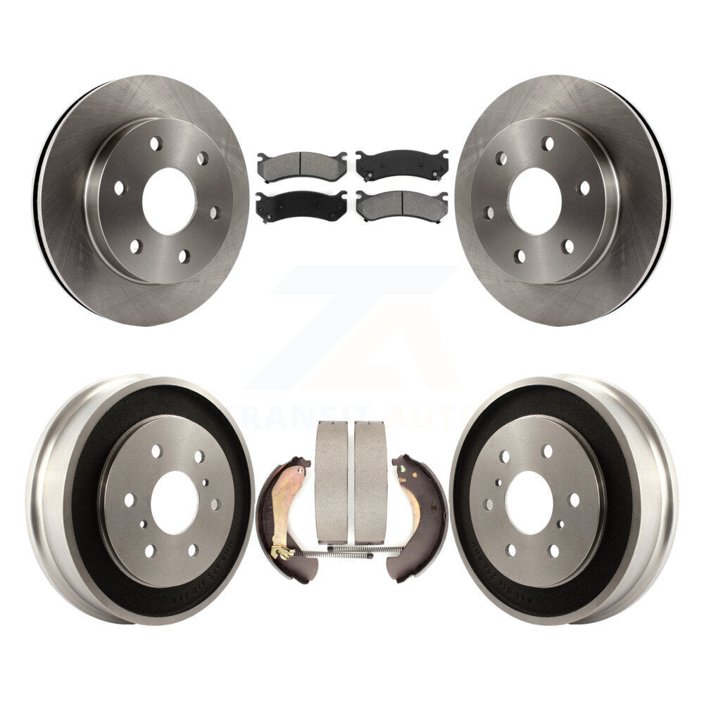 Transit Auto K8S-103203 Disc Brake Kit for 2005-2007 Chevrolet Silverado 1500 Classic, GMC Sierra 1500 Classic, Chevrolet Silverado 1500 & more - Front and Rear product image