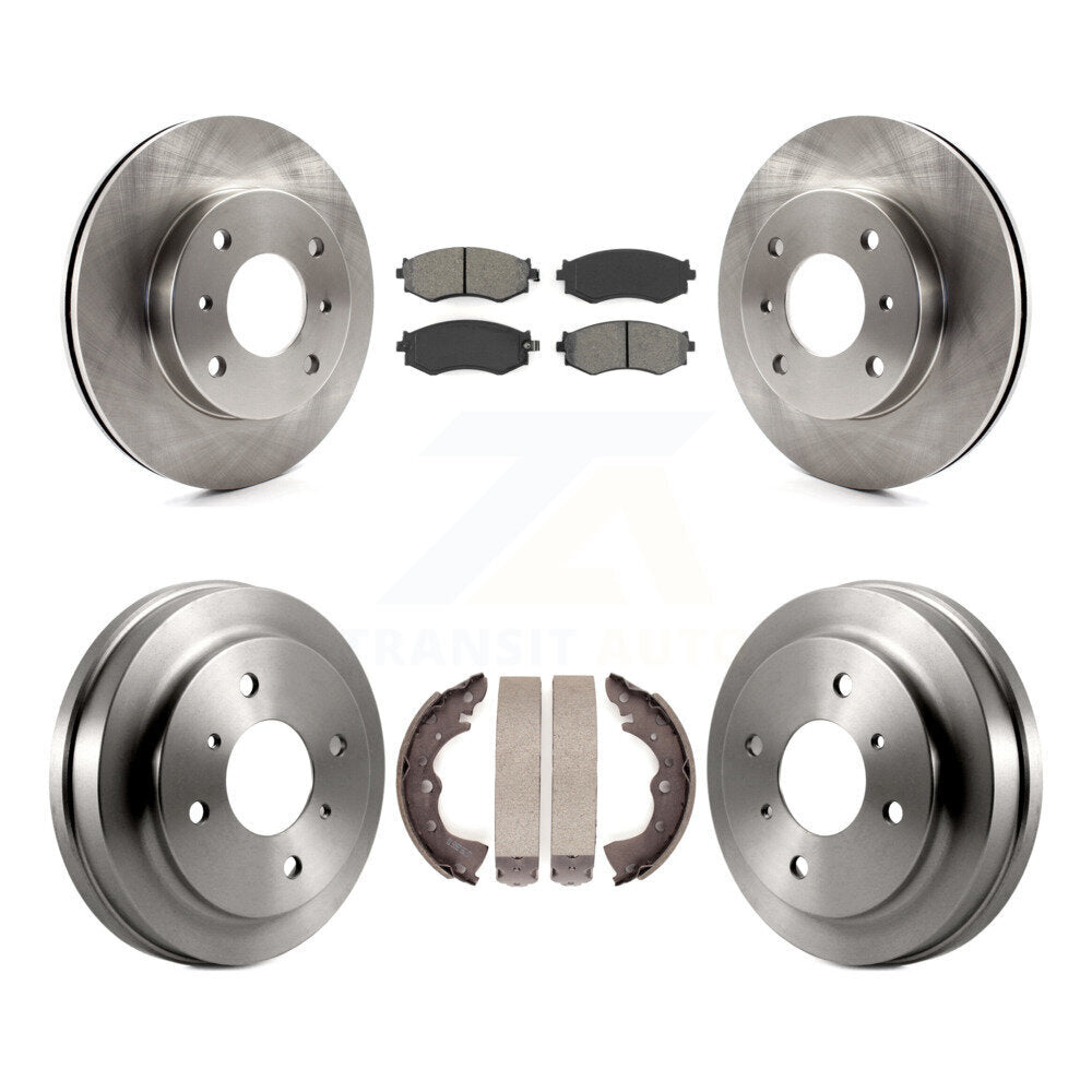 Transit Auto K8S-103225 Disc Brake Kit for 2002-2006 Nissan Sentra - Front and Rear product image
