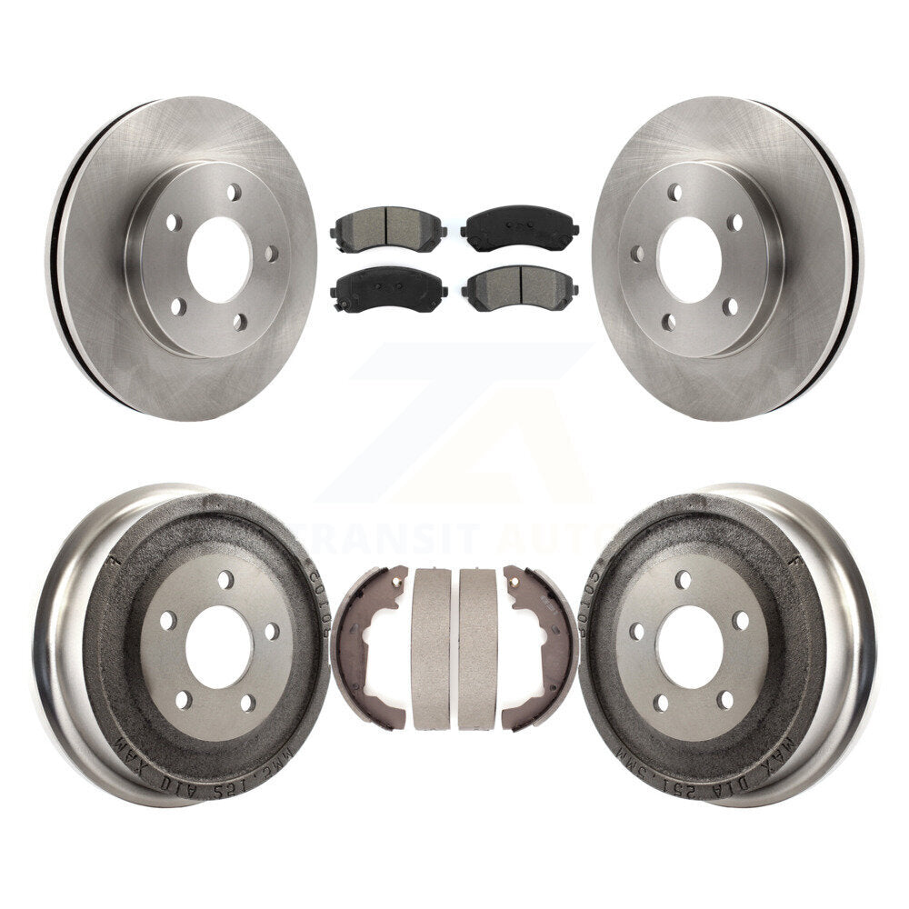 Transit Auto K8S-103226 Disc Brake Kit for 2001-2005 Pontiac Aztek - Front and Rear product image