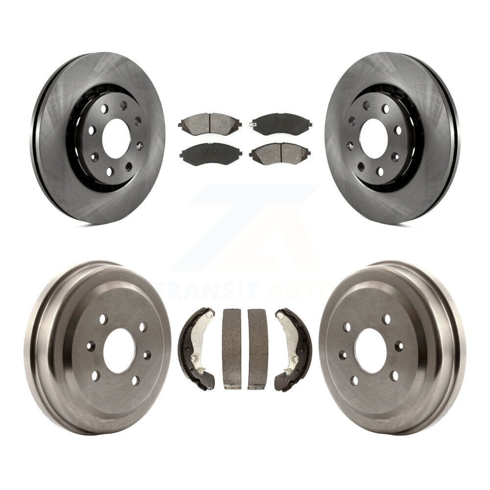 Transit Auto K8S-103233 Disc Brake Kit for 2004-2015 Chevrolet Spark, Pontiac G3, Pontiac G3 Wave & more - Front and Rear product image