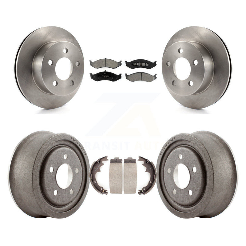 Transit Auto K8S-103250 Disc Brake Kit for 1999-2006 Jeep TJ, Jeep Wrangler - Front and Rear product image