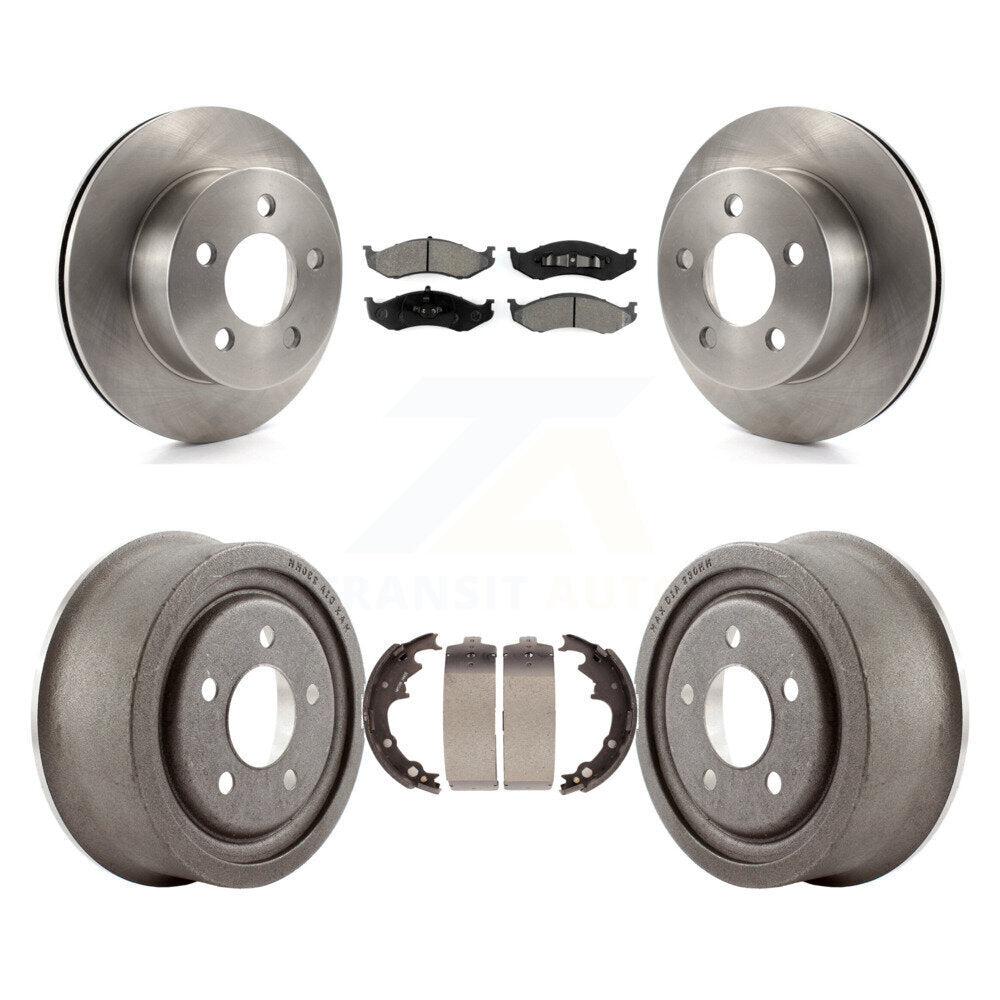 Transit Auto K8S-103252 Disc Brake Kit for 1999-2000 Jeep Wrangler - Front and Rear product image