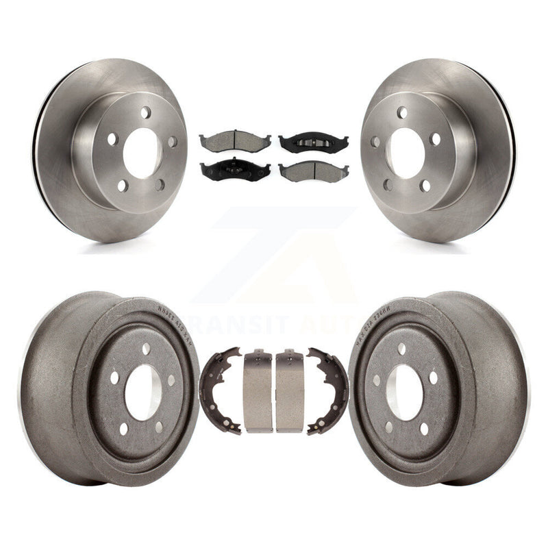 Transit Auto K8S-103252 Disc Brake Kit for 1999-2000 Jeep Wrangler - Front and Rear product image