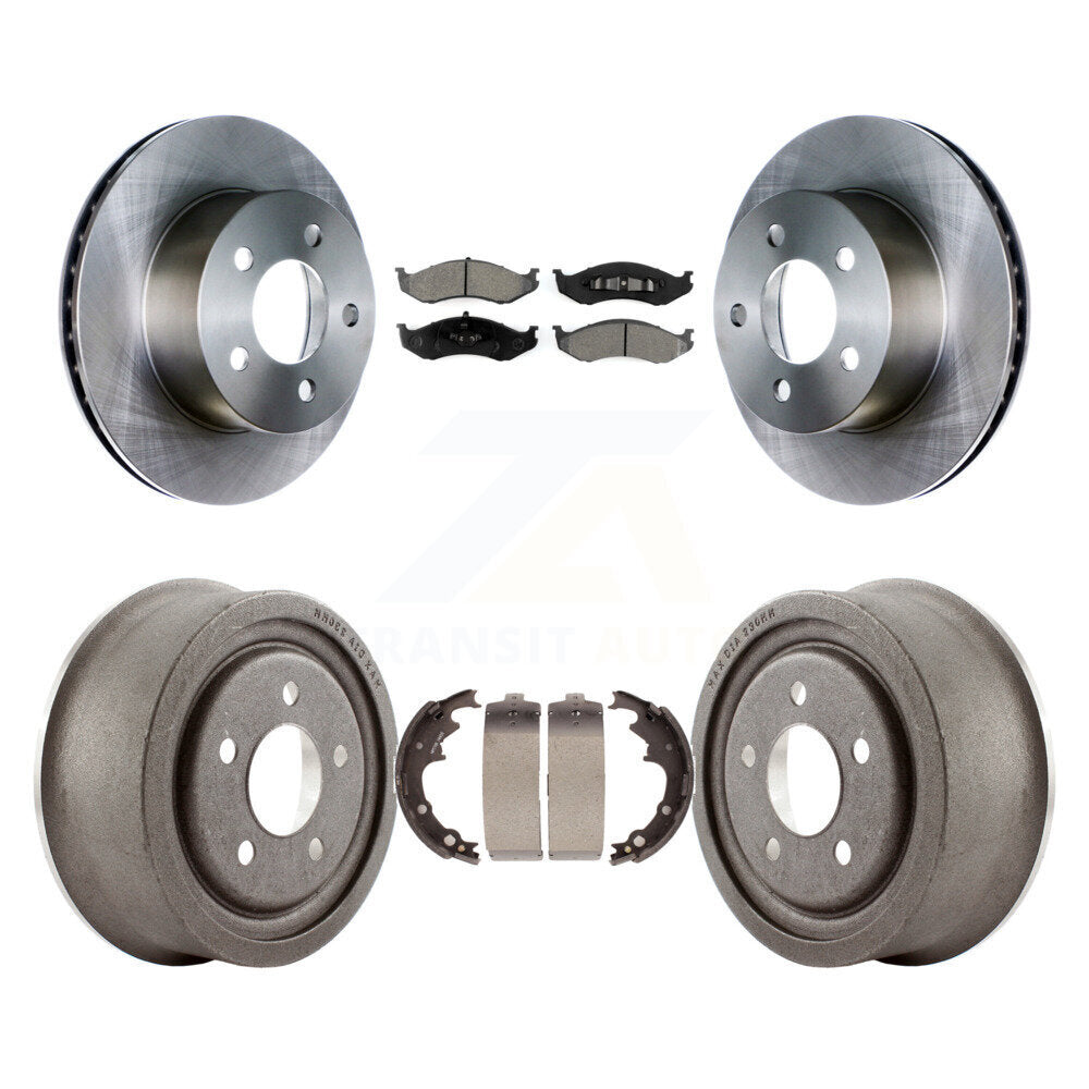 Transit Auto K8S-103253 Disc Brake Kit for 1990-1999 Jeep Wrangler, Jeep Cherokee - Front and Rear product image