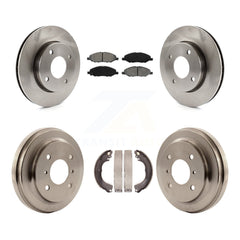 Transit Auto K8S-103267 Disc Brake Kit for 2009-2011 Nissan Versa - Front and Rear product image