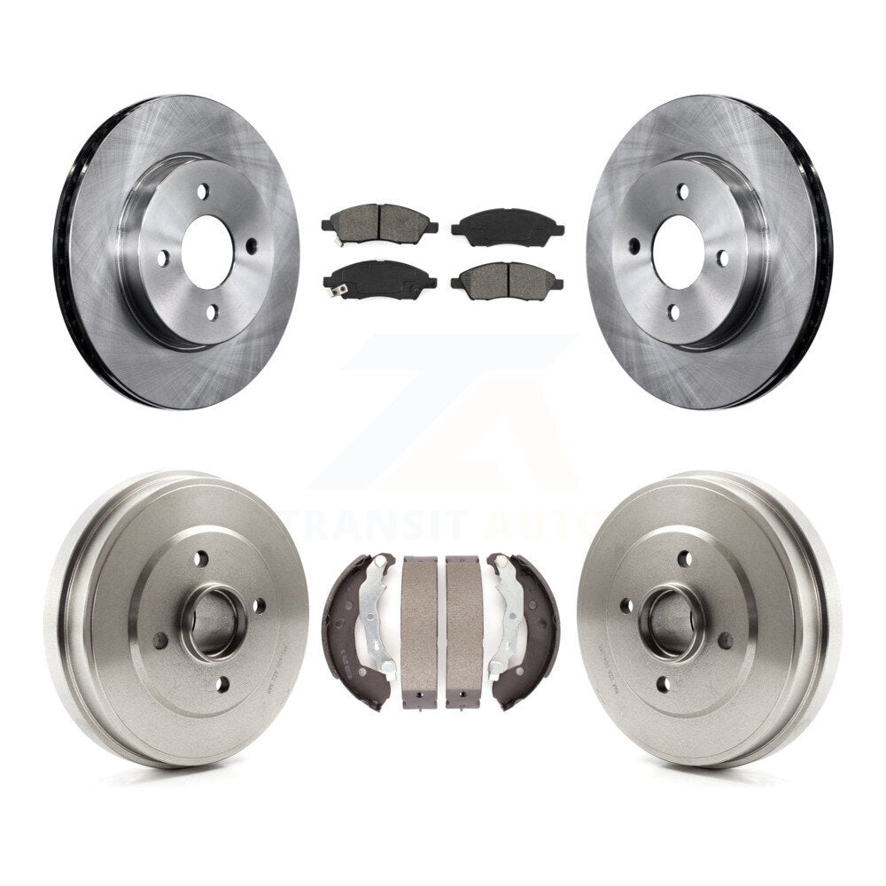 Transit Auto K8S-103268 Disc Brake Kit for 2012-2019 Nissan Micra, Nissan Versa, Nissan Versa Note - Front and Rear product image