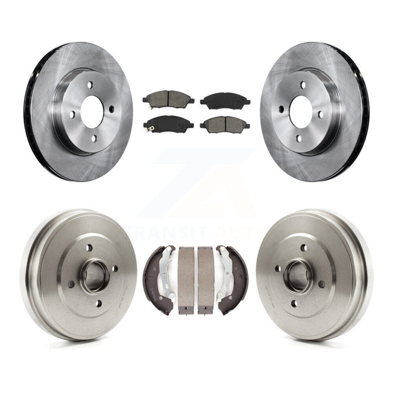 Transit Auto K8S-103268 Disc Brake Kit for 2012-2019 Nissan Micra, Nissan Versa, Nissan Versa Note - Front and Rear product image
