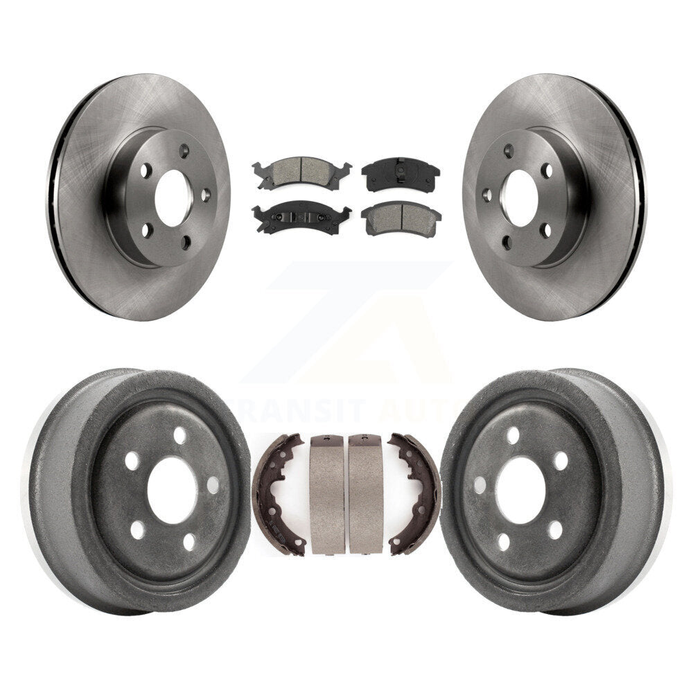Transit Auto K8S-103293 Disc Brake Kit for 1990-2002 Pontiac Sunfire, Chevrolet Corsica, Pontiac Sunbird & more - Front and Rear product image