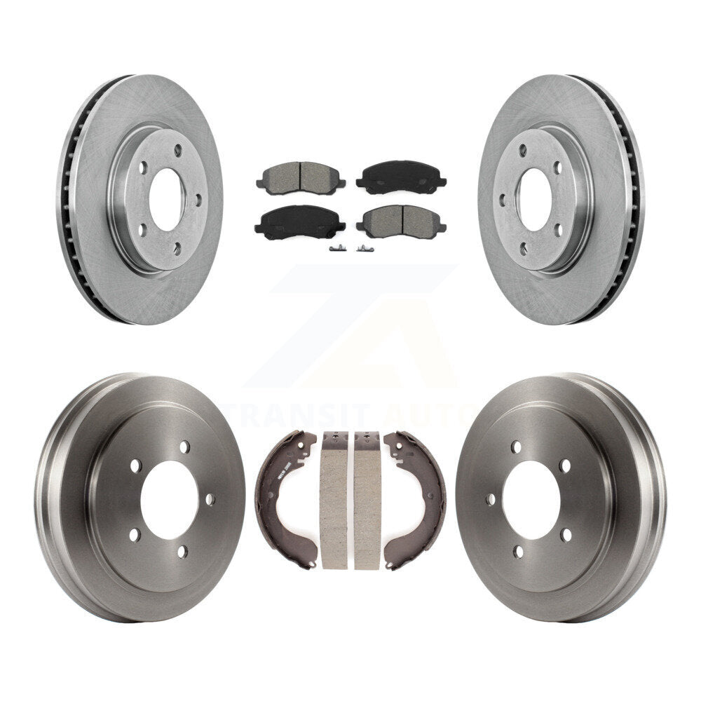 Transit Auto K8S-103311 Disc Brake Kit for 2007-2012 Dodge Caliber - Front and Rear product image