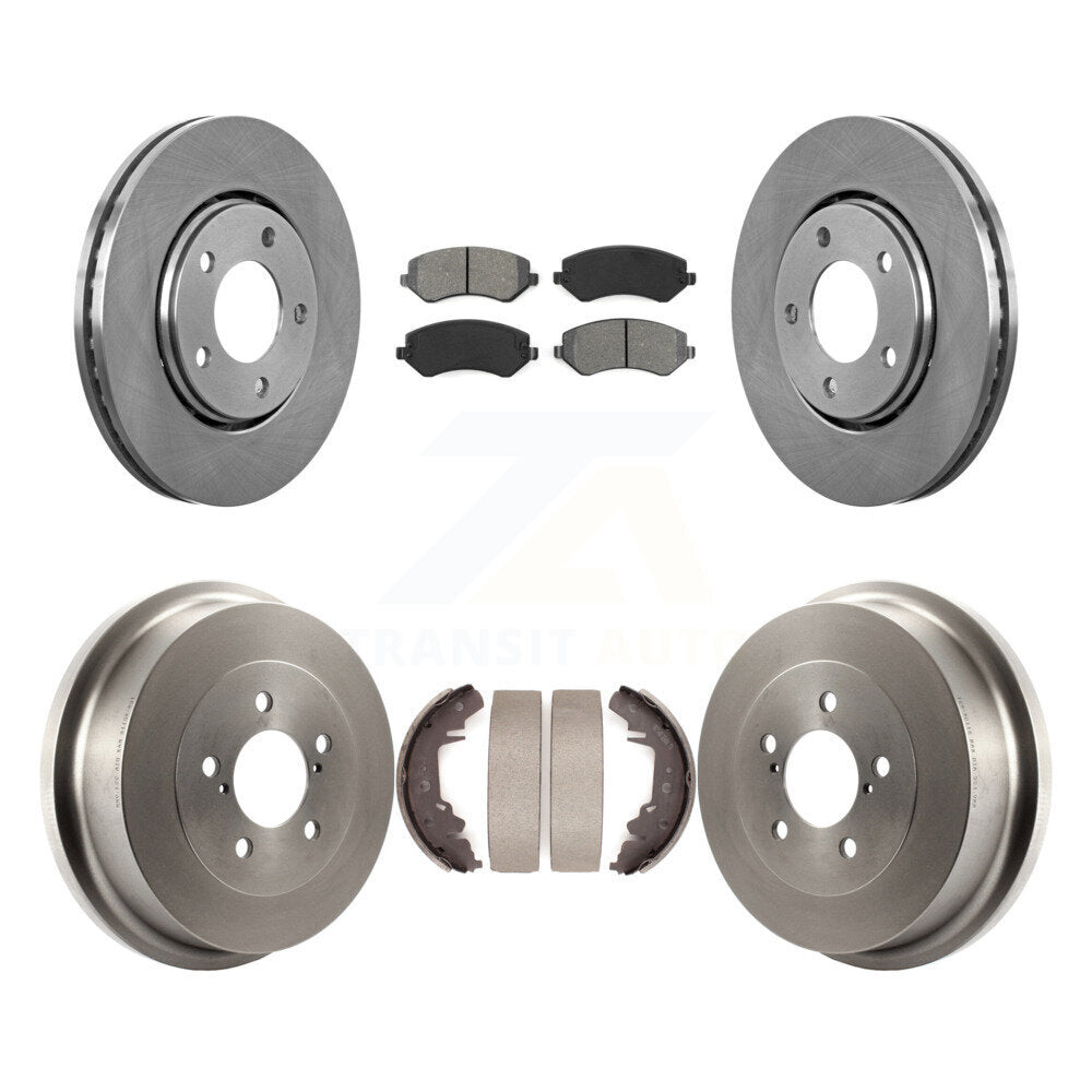 Transit Auto K8S-103315 Disc Brake Kit for 2001-2007 Dodge Caravan, Chrysler Town & Country, Chrysler Voyager & more - Front and Rear product image