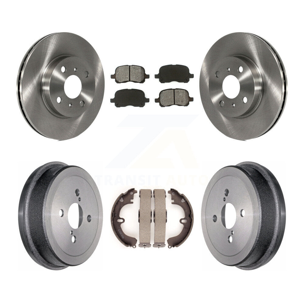 Transit Auto K8S-103362 Disc Brake Kit for 1999-2002 Toyota Corolla - Front and Rear product image