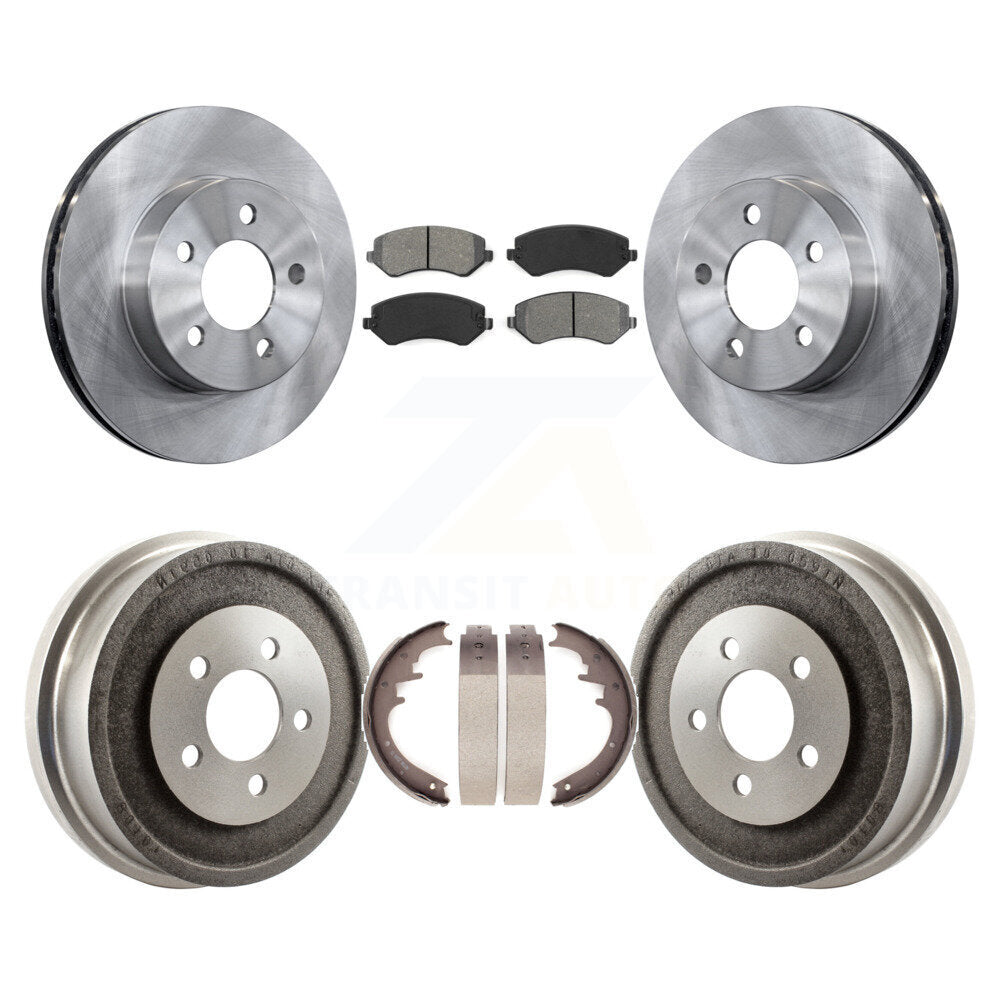 Transit Auto K8S-103367 Disc Brake Kit for 2002 Jeep Liberty - Front and Rear product image
