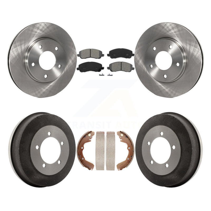 Transit Auto K8S-103368 Disc Brake Kit for 2001-2005 Mitsubishi Eclipse, Dodge Stratus, Mitsubishi Galant & more - Front and Rear product image