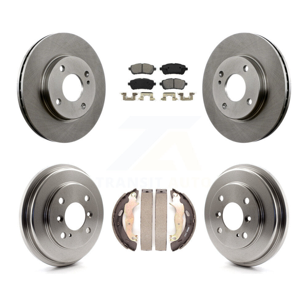 Transit Auto K8S-103374 Disc Brake Kit for 2011-2019 Ford Fiesta - Front and Rear product image