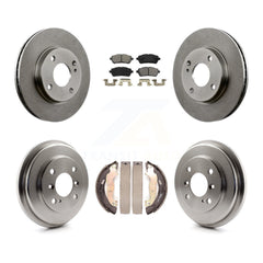 Transit Auto K8S-103374 Disc Brake Kit for 2011-2019 Ford Fiesta - Front and Rear product image