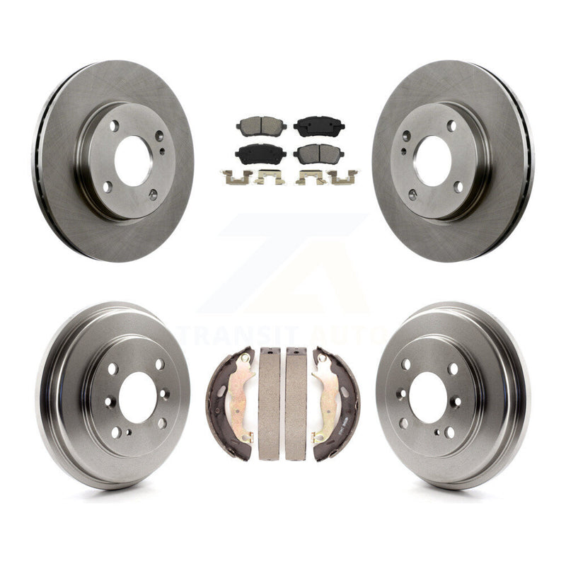 Transit Auto K8S-103374 Disc Brake Kit for 2011-2019 Ford Fiesta - Front and Rear product image