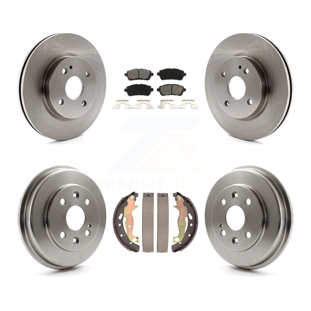Transit Auto K8S-103379 Disc Brake Kit for 2011-2014 Mazda 2 - Front and Rear product image