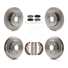 Transit Auto K8S-103379 Disc Brake Kit for 2011-2014 Mazda 2 - Front and Rear product image