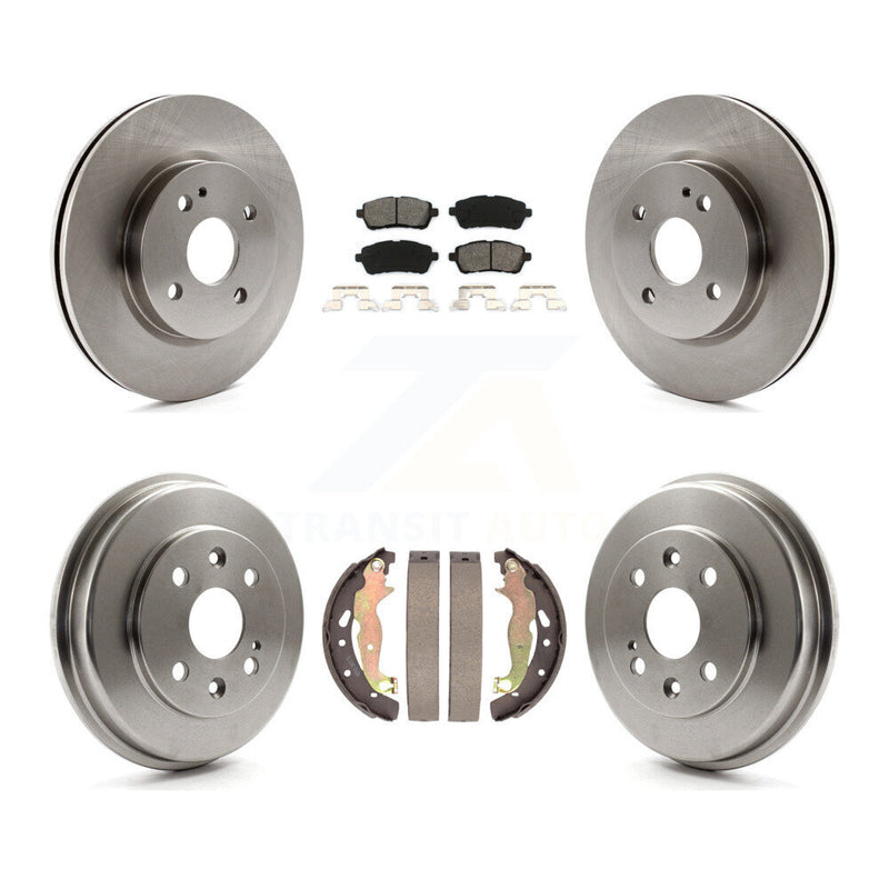Transit Auto K8S-103379 Disc Brake Kit for 2011-2014 Mazda 2 - Front and Rear product image
