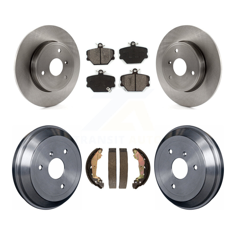 Transit Auto K8S-103380 Disc Brake Kit for 2008-2014 Smart Fortwo - Front and Rear product image