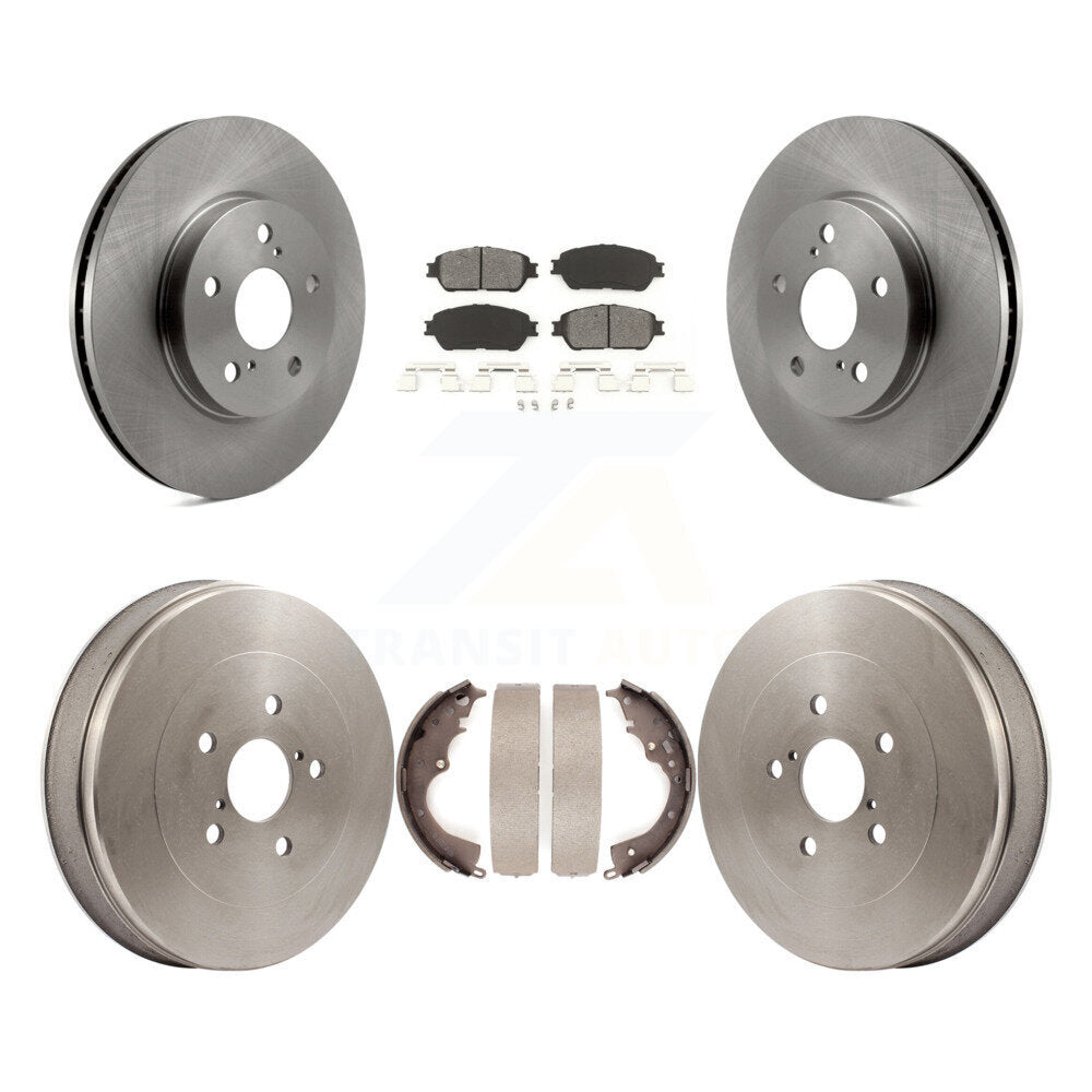Transit Auto K8S-103409 Disc Brake Kit for 2004-2010 Toyota Sienna - Front and Rear product image