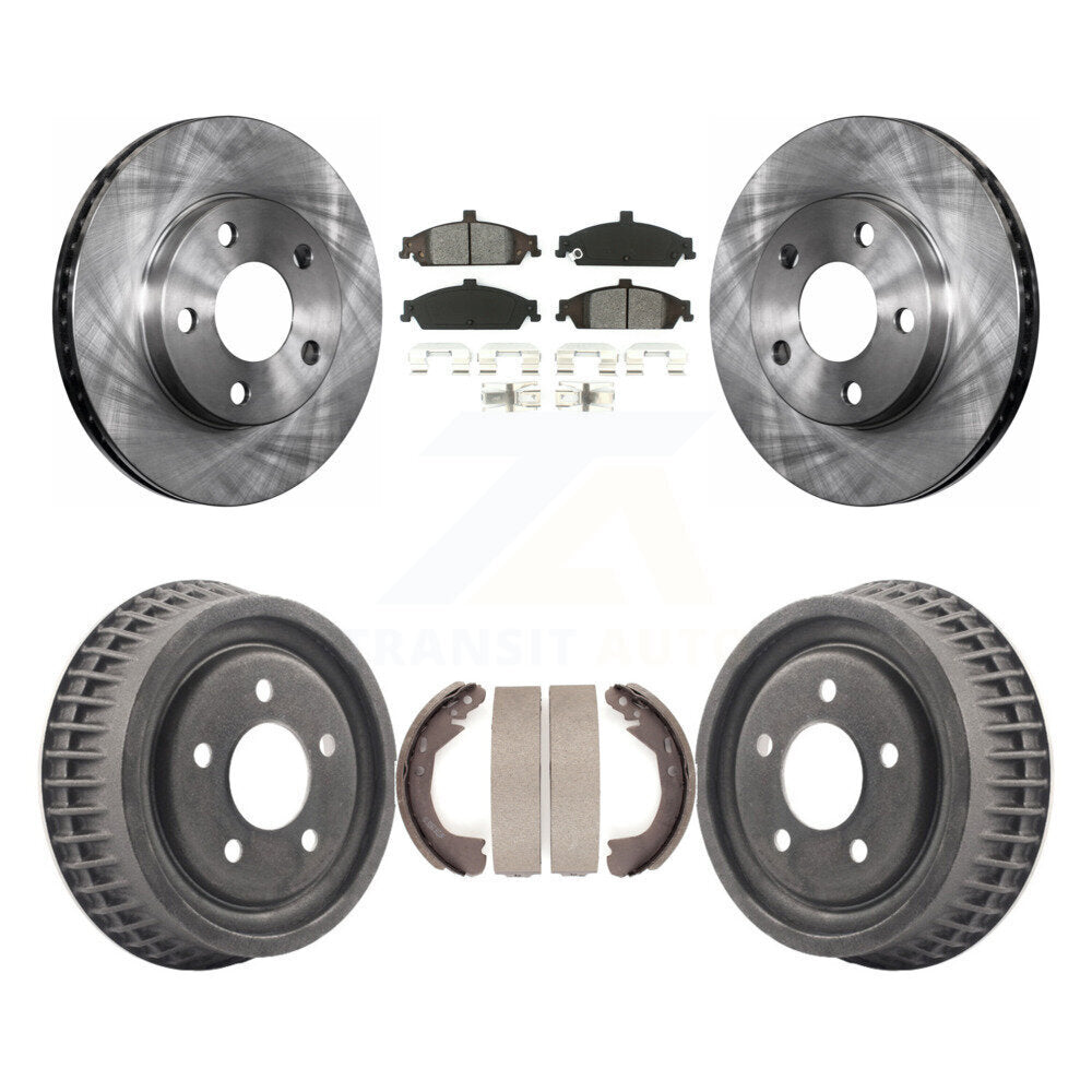 Transit Auto K8S-103426 Disc Brake Kit for 1997-2005 Chevrolet Classic, Oldsmobile Alero, Pontiac Grand Am & more - Front and Rear product image