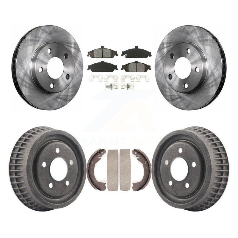 Transit Auto K8S-103426 Disc Brake Kit for 1997-2005 Chevrolet Classic, Oldsmobile Alero, Pontiac Grand Am & more - Front and Rear product image