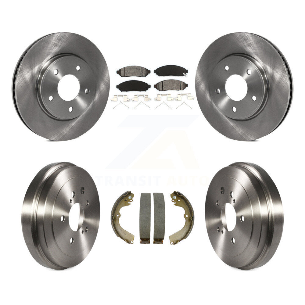 Transit Auto K8S-103427 Disc Brake Kit for 2013-2021 Nissan NV200, Chevrolet City Express - Front and Rear product image