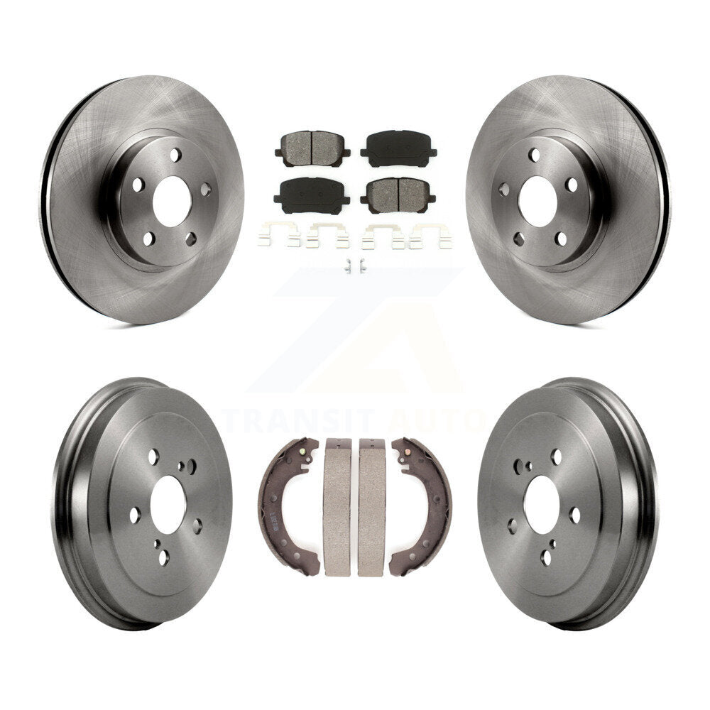 Transit Auto K8S-103438 Disc Brake Kit for 2003-2008 Toyota Corolla - Front and Rear product image