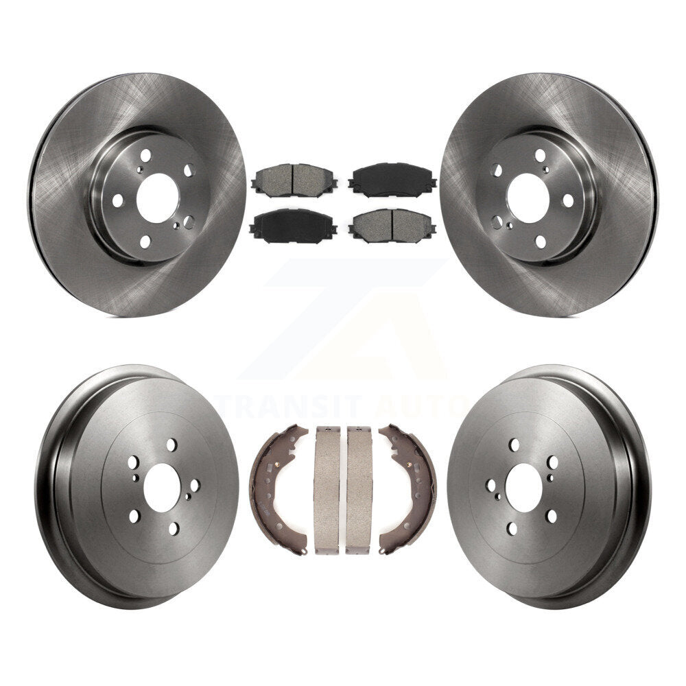 Transit Auto K8S-103446 Disc Brake Kit for 2009-2019 Toyota Corolla - Front and Rear product image