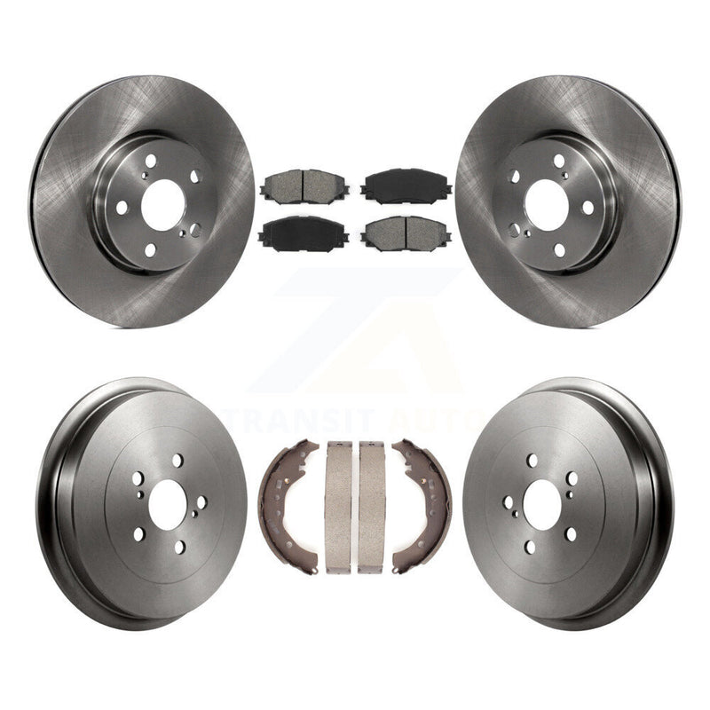 Transit Auto K8S-103446 Disc Brake Kit for 2009-2019 Toyota Corolla - Front and Rear product image